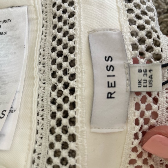 NWT Reiss Ivy Lace Crop top size 4 - Picture 11 of 12